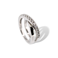 Anneau Idee Preziose dal 1987 Femme in Or blanc Diamante 0.34 Ct IP.AK18B/46D - IP.AK18B/46D